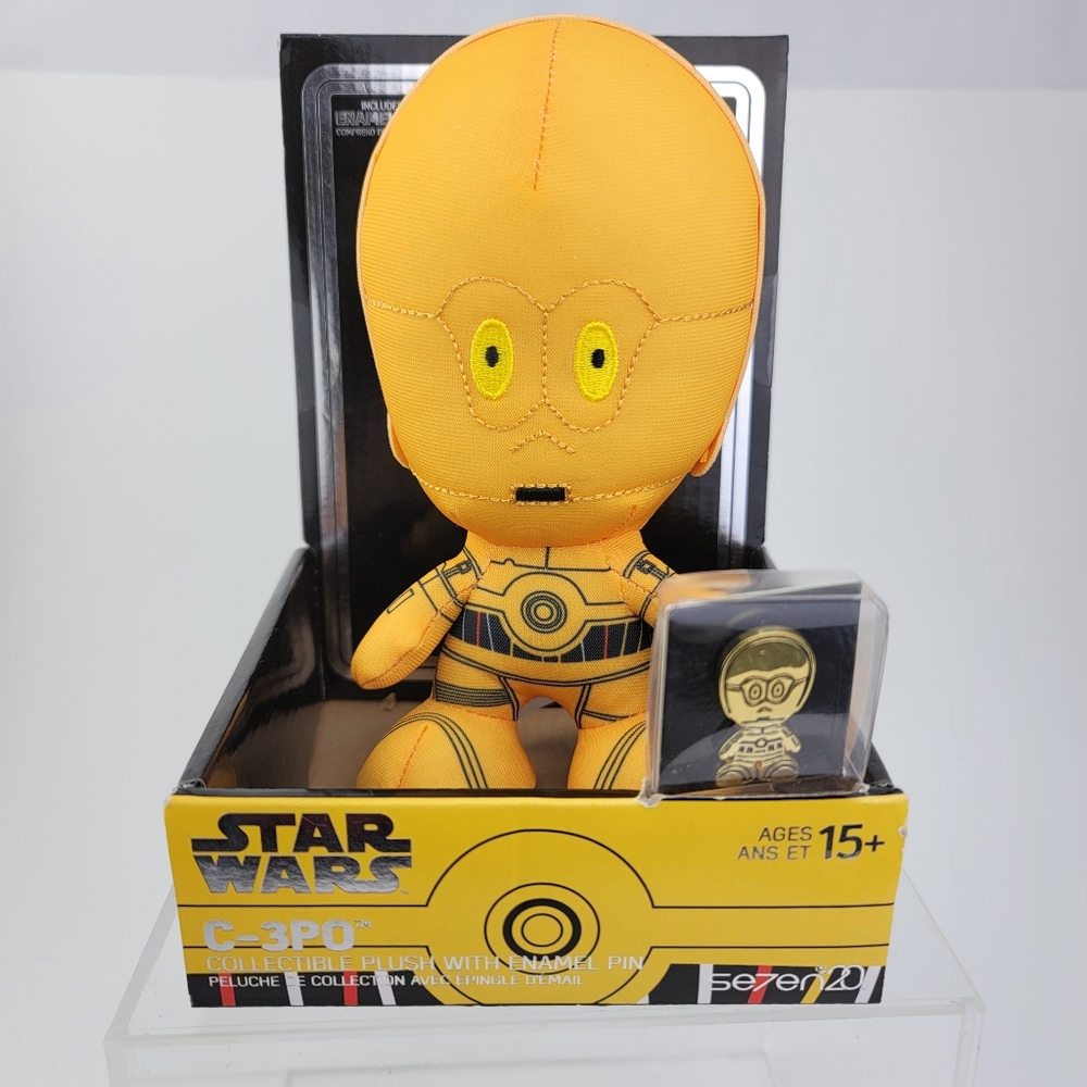 Star Wars C-3PO and Sith Trooper Collectible  Plus With Enamel Pin - Picture 13 of 13